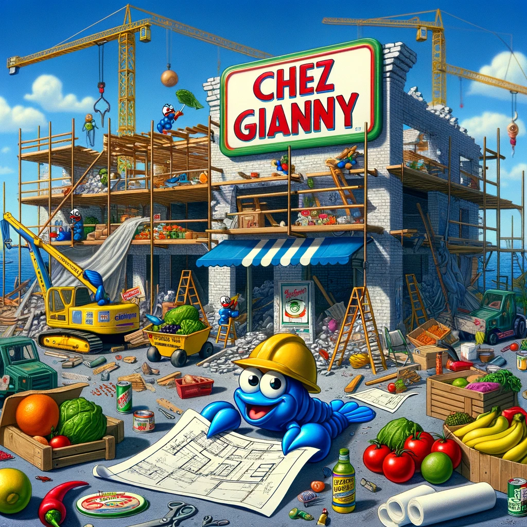 Chez Gianny en construction